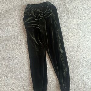Velvet joggers
